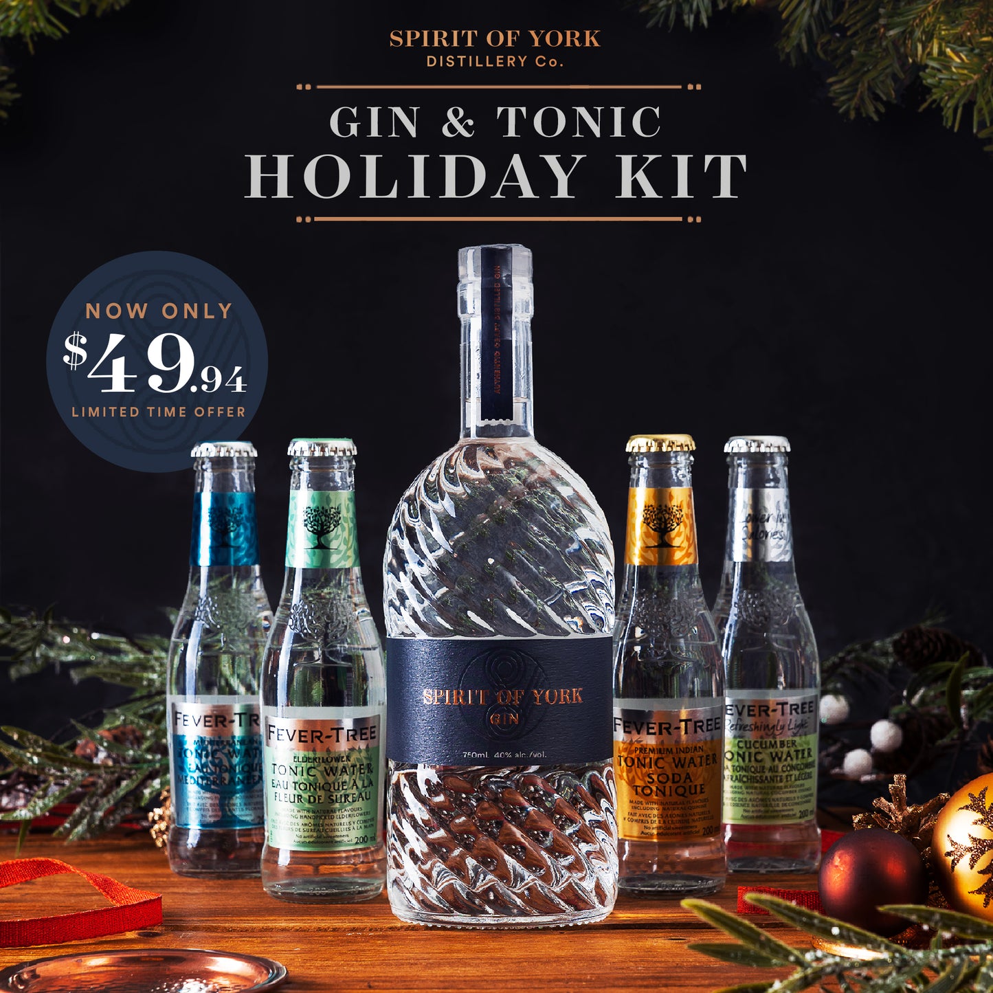 GIN AND TONIC (Assorted Fever-Tree)