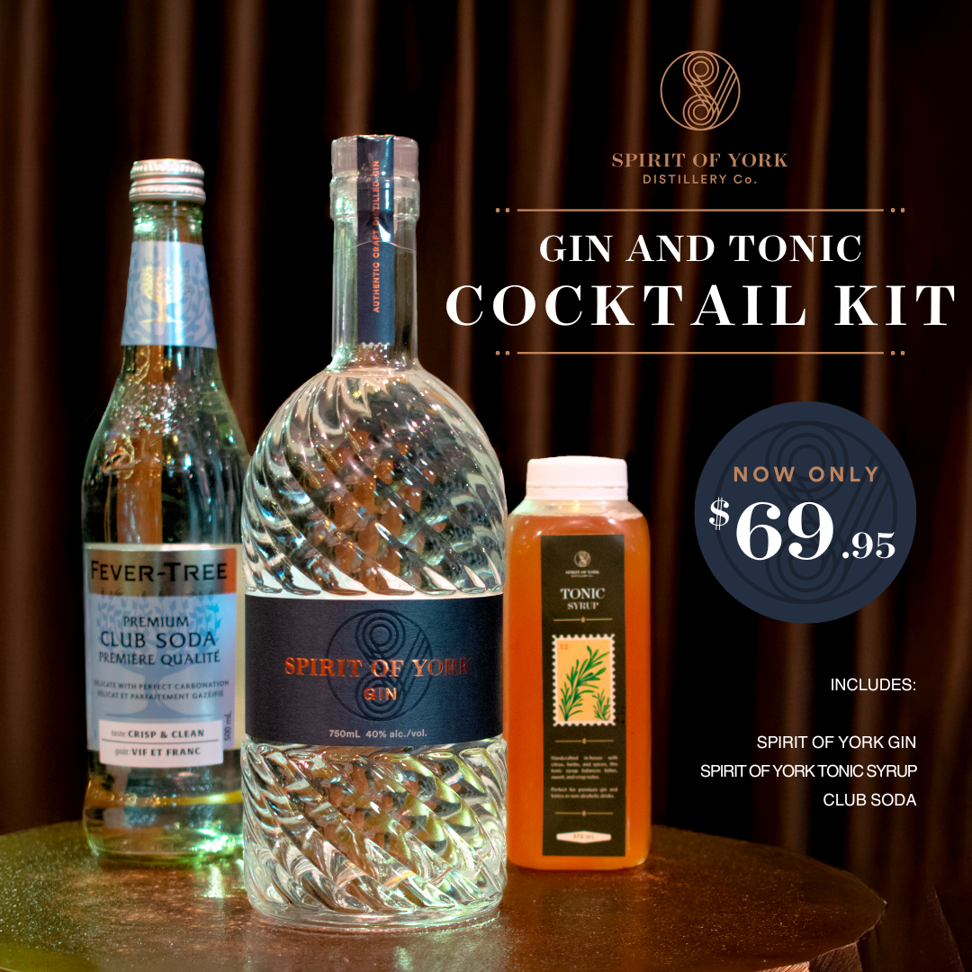 SPIRIT OF YORK SIGNATURE GIN AND TONIC COCKTAIL KIT